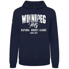 Winnipeg Jets Levelwear Podium Response Pullover Hoodie - Navy | US 203092537