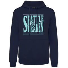 Seattle Kraken Levelwear Podium Powerhouse Pullover Hoodie - Deep Sea Blue | US 203092548