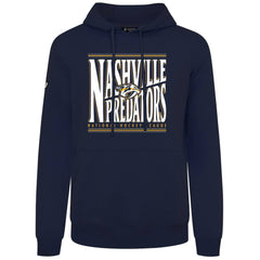 Nashville Predators Levelwear Podium Powerhouse Pullover Hoodie - Navy | US 203092556