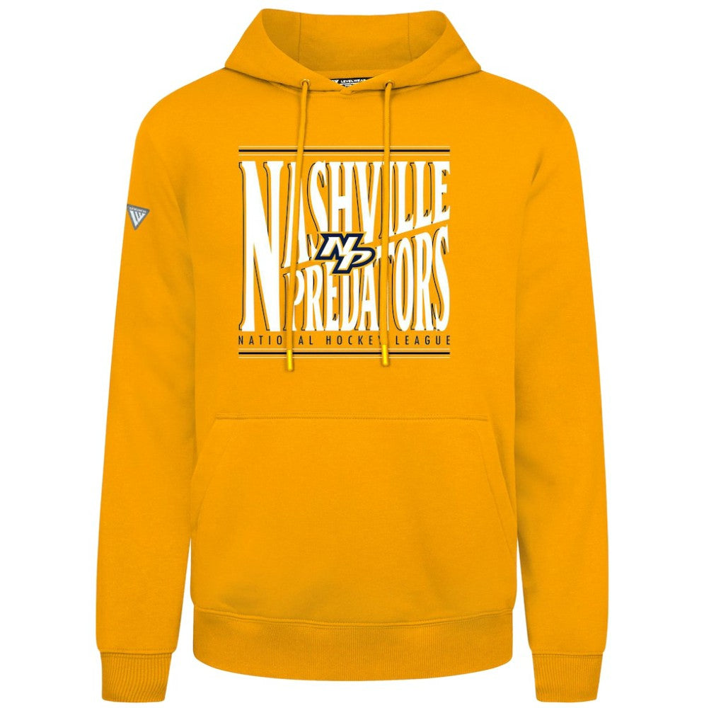 Nashville Predators Levelwear Podium Powerhouse Pullover Hoodie - Gold | US 203092557