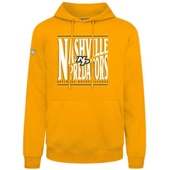 Nashville Predators Levelwear Podium Powerhouse Pullover Hoodie - Gold | US 203092557