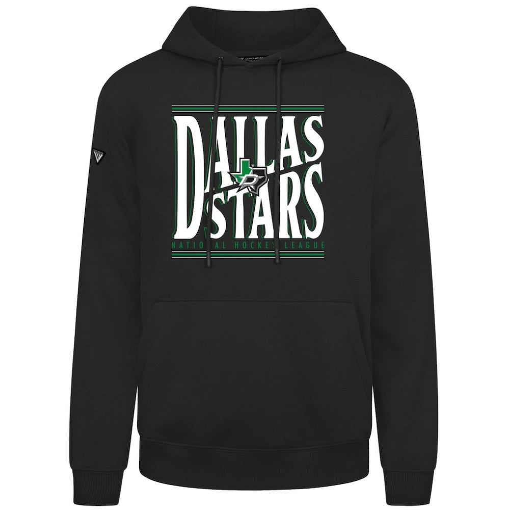Dallas Stars Levelwear Podium Powerhouse Pullover Hoodie - Black | US 203092572