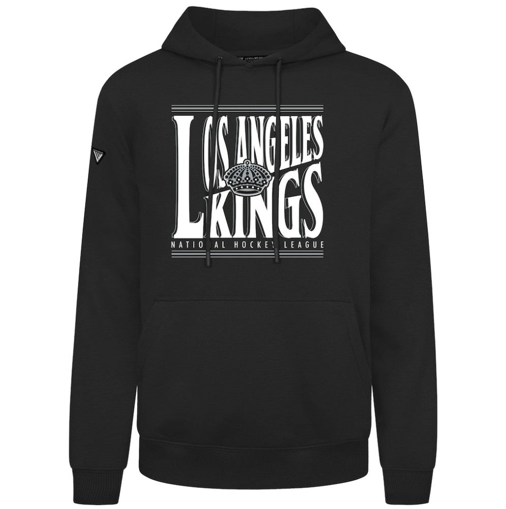 Los Angeles Kings Levelwear Podium Powerhouse Pullover Hoodie - Black | US 203092573