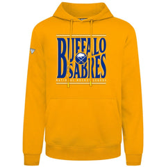 Buffalo Sabres Levelwear Podium Powerhouse Pullover Hoodie - Gold | US 203092578