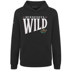 Minnesota Wild Levelwear Youth Jr Podium Tally Pullover Hoodie - Black | US 203092608