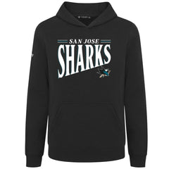 San Jose Sharks Levelwear Youth Jr Podium Tally Pullover Hoodie - Black | US 203092618