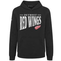 Detroit Red Wings Levelwear Youth Jr Podium Tally Pullover Hoodie - Black | US 203092626