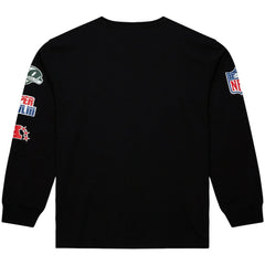 New York Jets Training Camp Vintage Logos Long Sleeve T-Shirt - Black T-shirts
