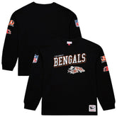 Cincinnati Bengals Training Camp Vintage Logos Long Sleeve T-Shirt - Black T-shirts