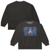 New England Patriots Downtown Crew Vintage Logo Sweatshirt - Black Sweatshirts