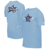 Milwaukee Brewers New Era 2025 MLB All-Star Game Workout T-Shirt - Light Blue T-shirts