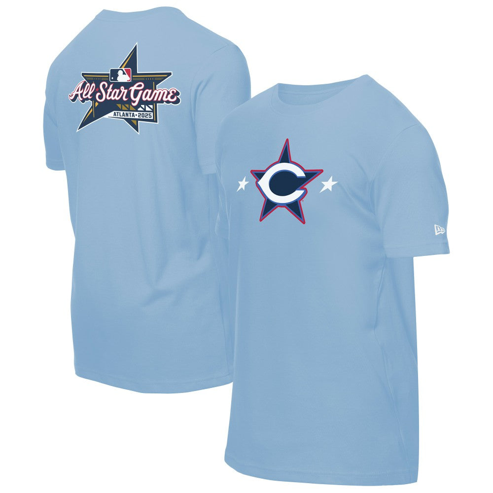 Cincinnati Reds New Era 2025 MLB All-Star Game Workout T-Shirt - Light Blue T-shirts