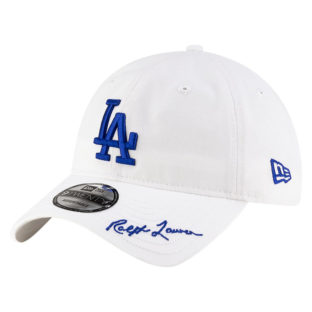 Los Angeles Dodgers New Era Ralph Lauren x MLB 9TWENTY Adjustable Hat - White Hats