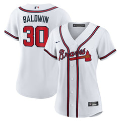 Drake Baldwin Atlanta Braves Nike Women's Home Replica Jersey - White Jerseys