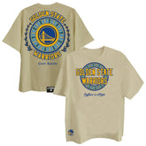 Golden State Warriors Two Hype Worldwide Collection Premium T-Shirt Khaki