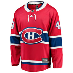 Lane Hutson Montreal Canadiens Fanatics Home Breakaway Jersey - Red | US 203101799