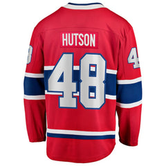 Lane Hutson Montreal Canadiens Fanatics Home Breakaway Jersey - Red | US 203101799
