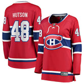 Lane Hutson Montreal Canadiens Fanatics Women's Home Breakaway Player Jersey - Red | US 203101800