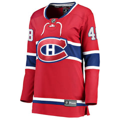 Lane Hutson Montreal Canadiens Fanatics Women's Home Breakaway Player Jersey - Red | US 203101800