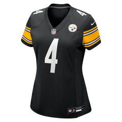 DK Metcalf Pittsburgh Steelers Women's Team Game Jersey - Black Jerseys