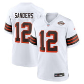 Shedeur Sanders Cleveland Browns 2025 NFL Draft 2nd Alternate Game Jersey - White Jerseys