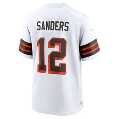 Shedeur Sanders Cleveland Browns 2025 NFL Draft 2nd Alternate Game Jersey - White Jerseys