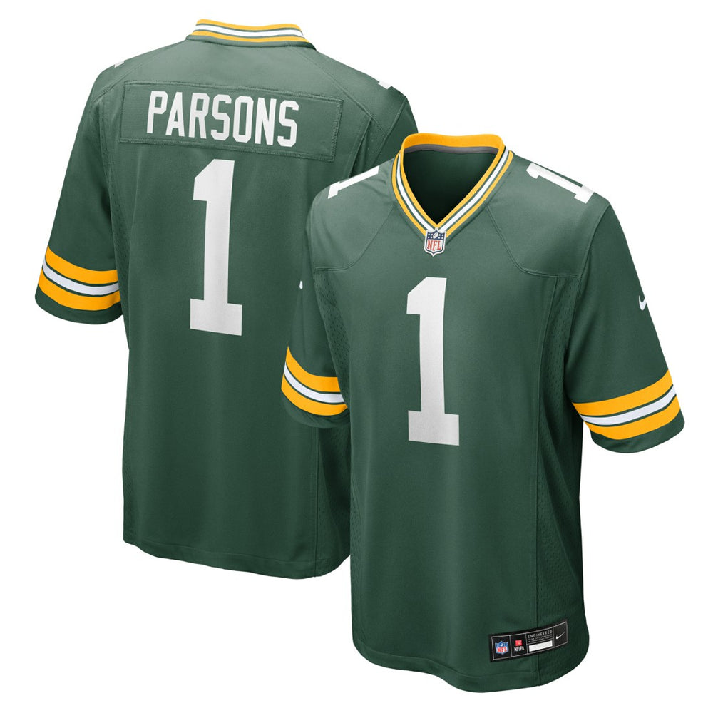 Micah Parsons Green Bay Packers Game Player Jersey - Green Jerseys