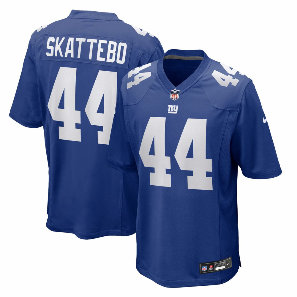 Cam Skattebo New York Giants Team Game Player Jersey - Royal Jerseys
