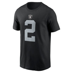 Ashton Jeanty Las Vegas Raiders Name & Number T-Shirt - Black T-shirts