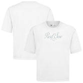 Boston Red Sox Levelwear Ethereal Oversized Luxe Signature Knit T-Shirt - White T-shirts