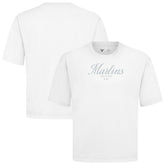 Miami Marlins Levelwear Ethereal Oversized Luxe Signature Knit T-Shirt - White T-shirts