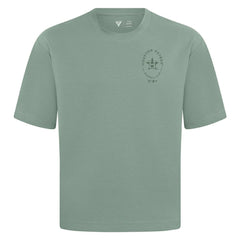 Houston Astros Levelwear Signet Oversized Luxe Signature Knit T-Shirt - Green T-shirts