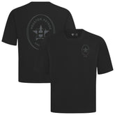 Houston Astros Levelwear Signet Oversized Luxe Signature Knit T-Shirt - Black T-shirts