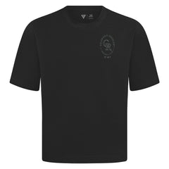 Colorado Rockies Levelwear Signet Oversized Luxe Signature Knit T-Shirt - Black T-shirts