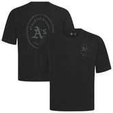 Athletics Levelwear Signet Oversized Luxe Signature Knit T-Shirt - Black T-shirts