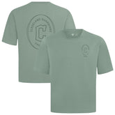 Cleveland Guardians Levelwear Signet Oversized Luxe Signature Knit T-Shirt - Green T-shirts
