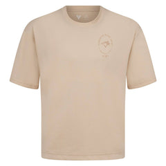 Toronto Blue Jays Levelwear Signet Oversized Luxe Signature Knit T-Shirt - Khaki T-shirts
