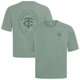Minnesota Twins Levelwear Register Oversized Luxe Signature Knit T-Shirt - Green T-shirts