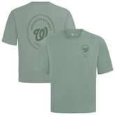 Washington Nationals Levelwear Register Oversized Luxe Signature Knit T-Shirt - Green T-shirts