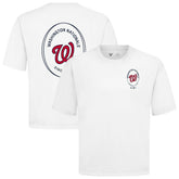Washington Nationals Levelwear Register Oversized Luxe Signature Knit T-Shirt - White T-shirts