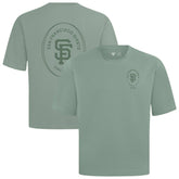 San Francisco Giants Levelwear Register Oversized Luxe Signature Knit T-Shirt - Green T-shirts