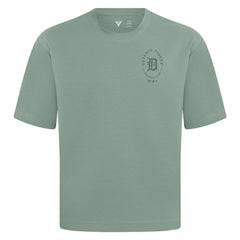 Detroit Tigers Levelwear Register Oversized Luxe Signature Knit T-Shirt - Green T-shirts