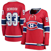 Ivan Demidov Montreal Canadiens Fanatics Women's Home Breakaway Player Jersey - Red | US 203105447