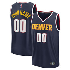 Denver Nuggets Youth Fast Break Custom Replica Jersey Navy Icon Edition - Fanatics outlet