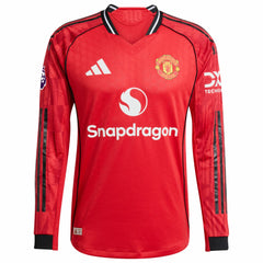 Manchester United Home 2025/26 Player Long Sleeve Jersey Red - Adidas online