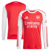 Arsenal 2025/26 Home Replica Long Sleeve Jersey Red - Adidas sale