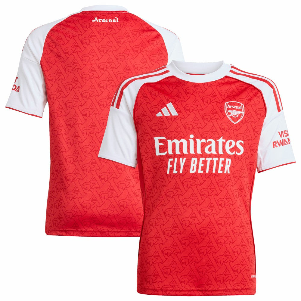 Arsenal Youth 2025/26 Home Replica Jersey Red - Adidas on sale