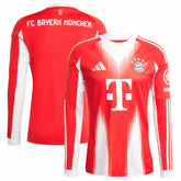 Bayern Munich 2025/26 Home Replica Long Sleeve Jersey Red - Adidas discount