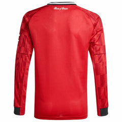Manchester United Youth Home 2025/26 Replica Long Sleeve Jersey Red - Adidas cheap