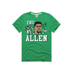 Eric Allen Philadelphia Eagles Homage Unisex HOF Player Graphic Tri-Blend T-Shirt - Kelly Green T-shirts